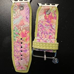 SparklBands Luxe line Grandfloria on lime green.